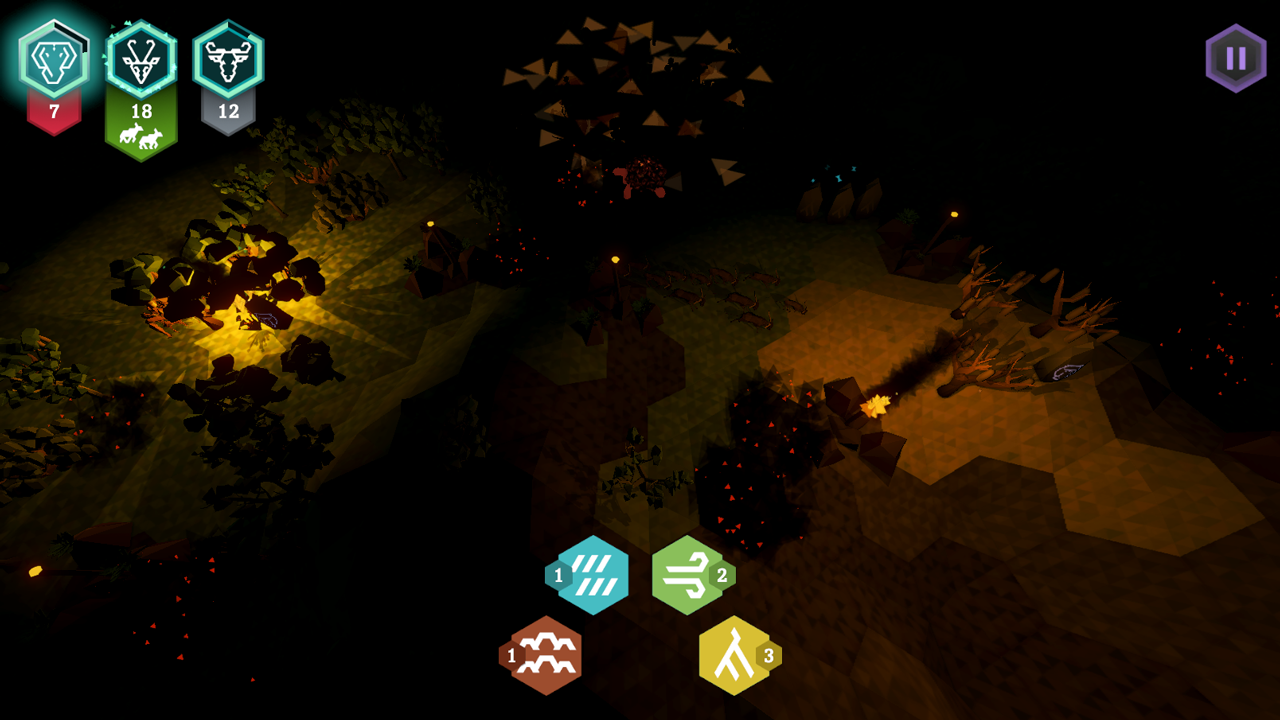 Restore life to the land by finding fountains, groves, and using Rain.